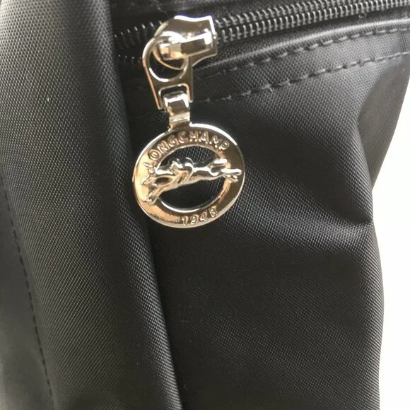 NWT LONGCHAMP Mini Le Pliage  Backpack In black - Picture 5 of 9